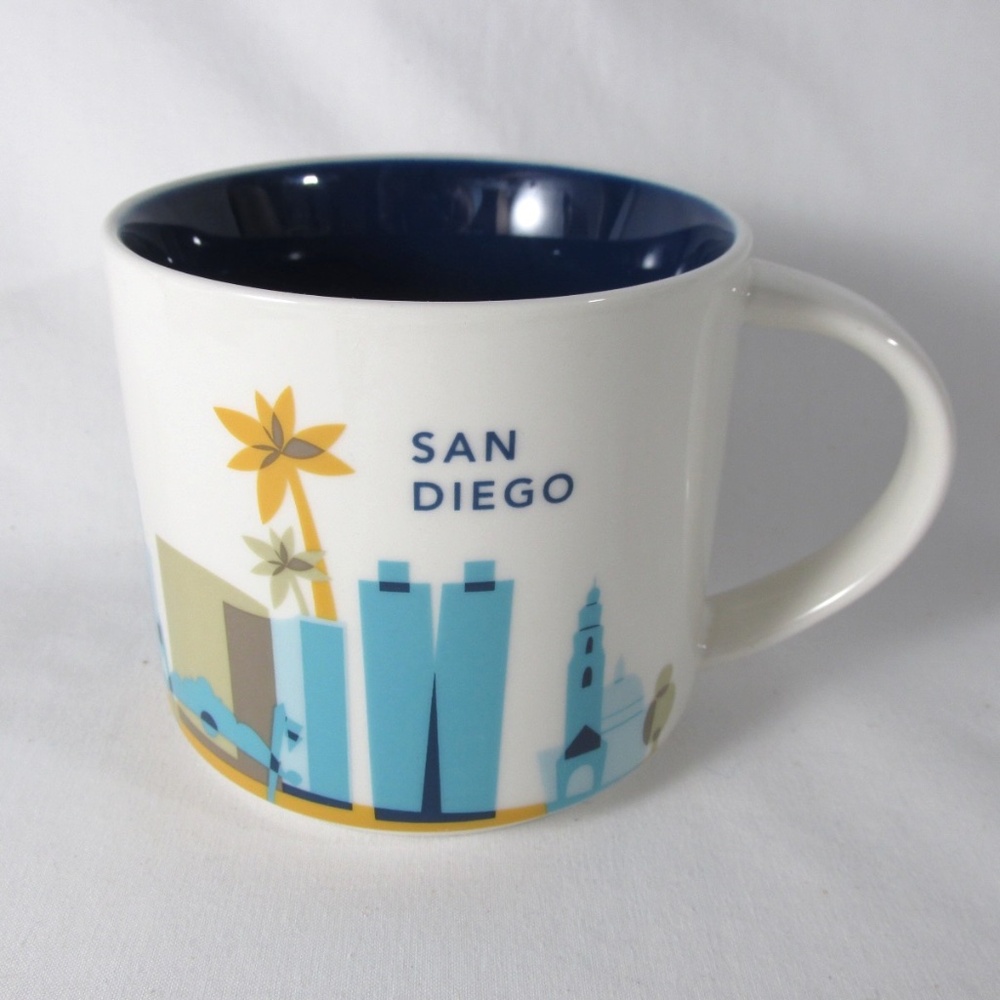 Starbucks Coffee Mug San Diego CA You Are Here Collection 14oz 2017 ID-267549033